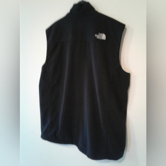THE NORTH FACE MENS XL APEX CANYONWALL ZIP SOFT SHELL WINDWALL VEST JACKET Black - Picture 4 of 8